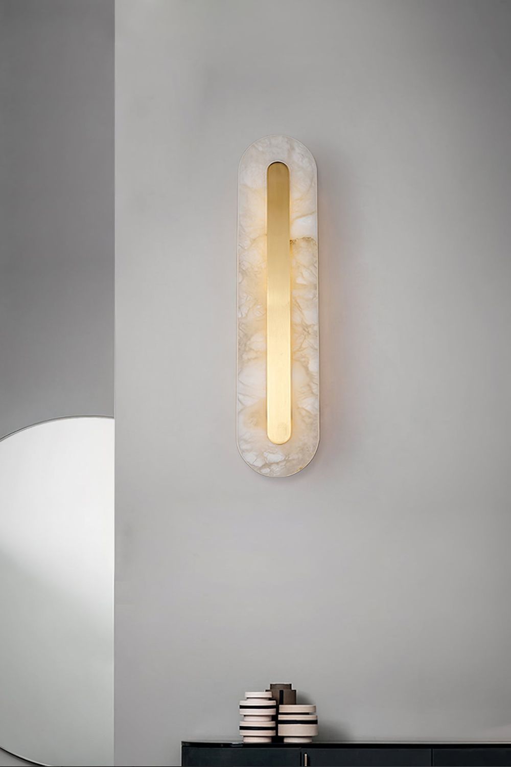 Marble Rounded Wall Light - SamuLighting