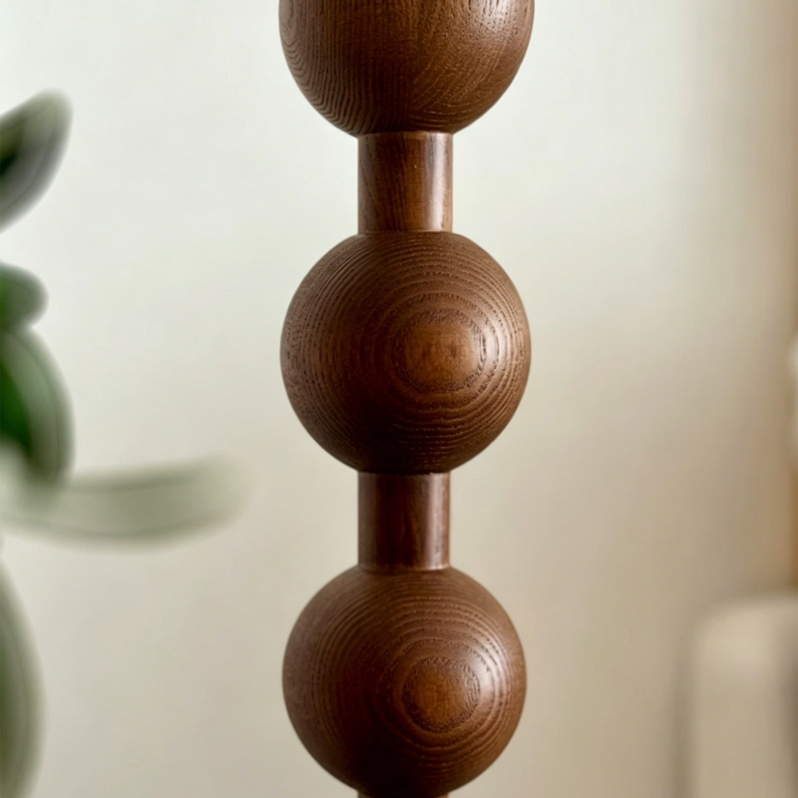 Turned-Wood Totem Stem