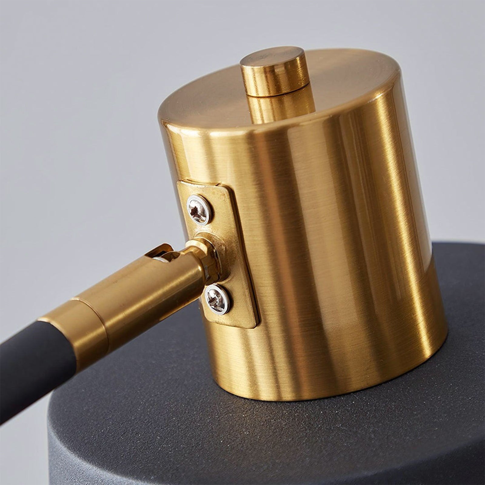 Brass-Toned Two-Tone Finish