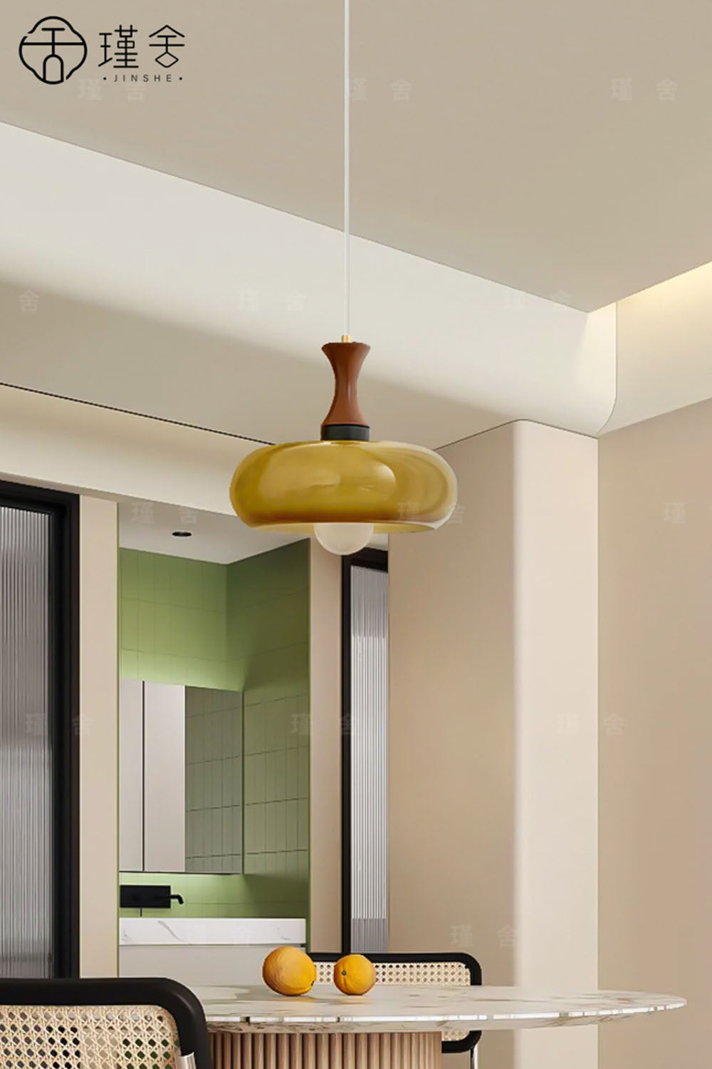 Mayon Plug In Pendant Lamp