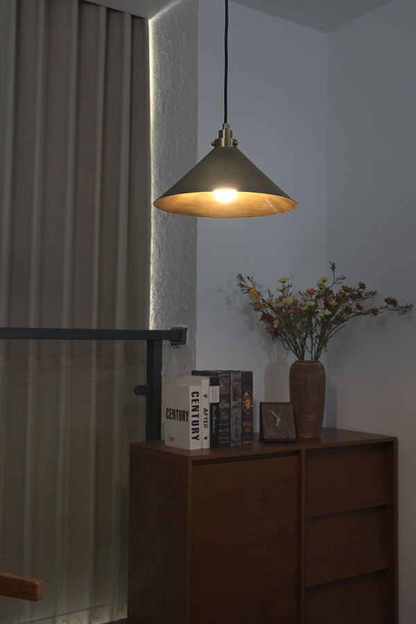 Metal Cone Pendant Light