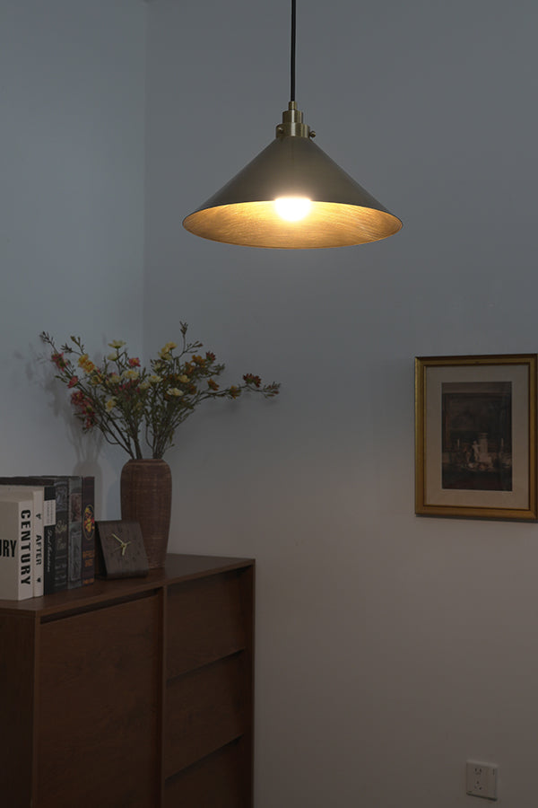 Metal Cone Pendant Light