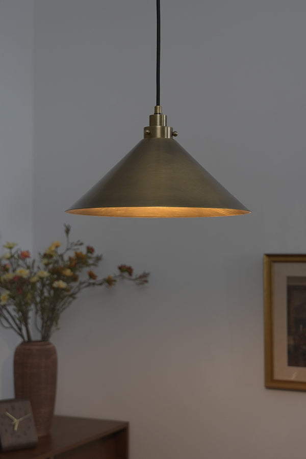 Metal Cone Pendant Light