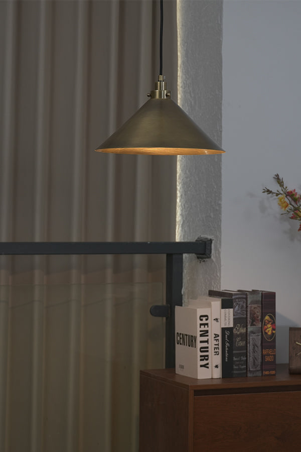 Metal Cone Pendant Light