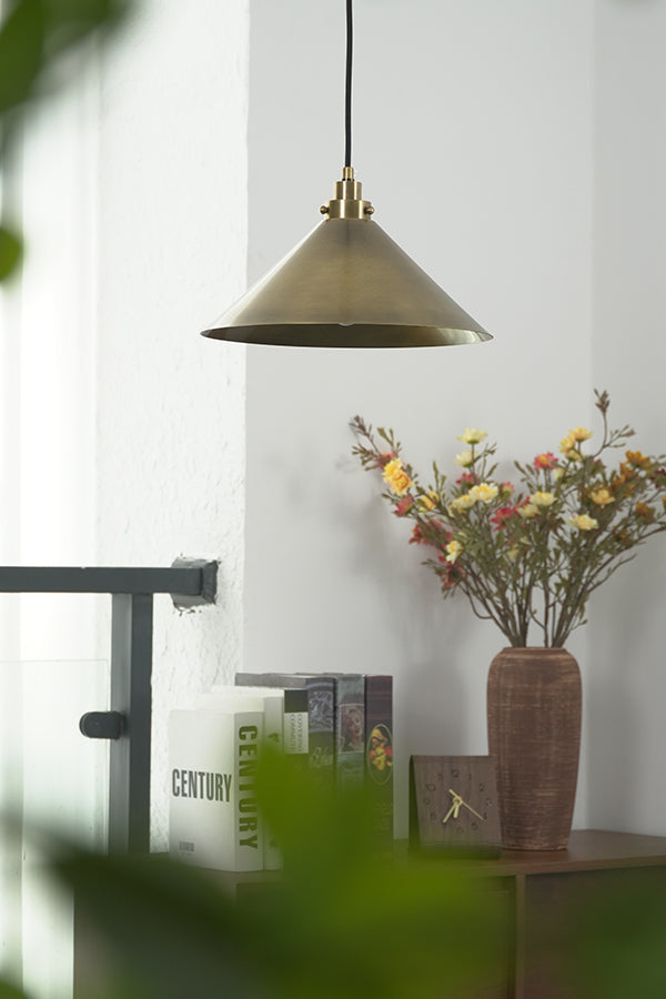 Metal Cone Pendant Light