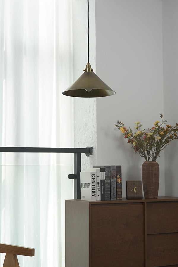 Metal Cone Pendant Light