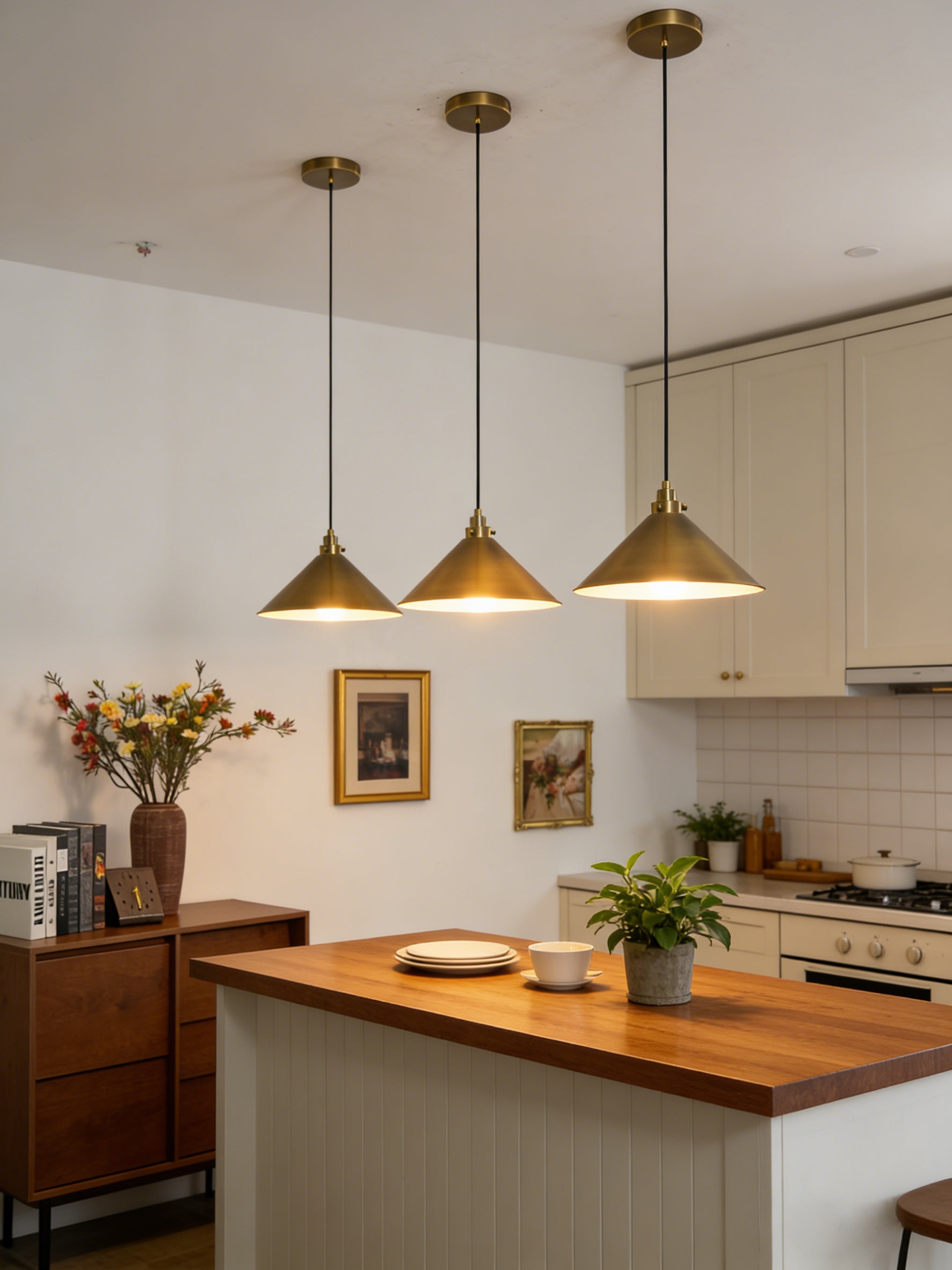 Metal Cone Pendant Light