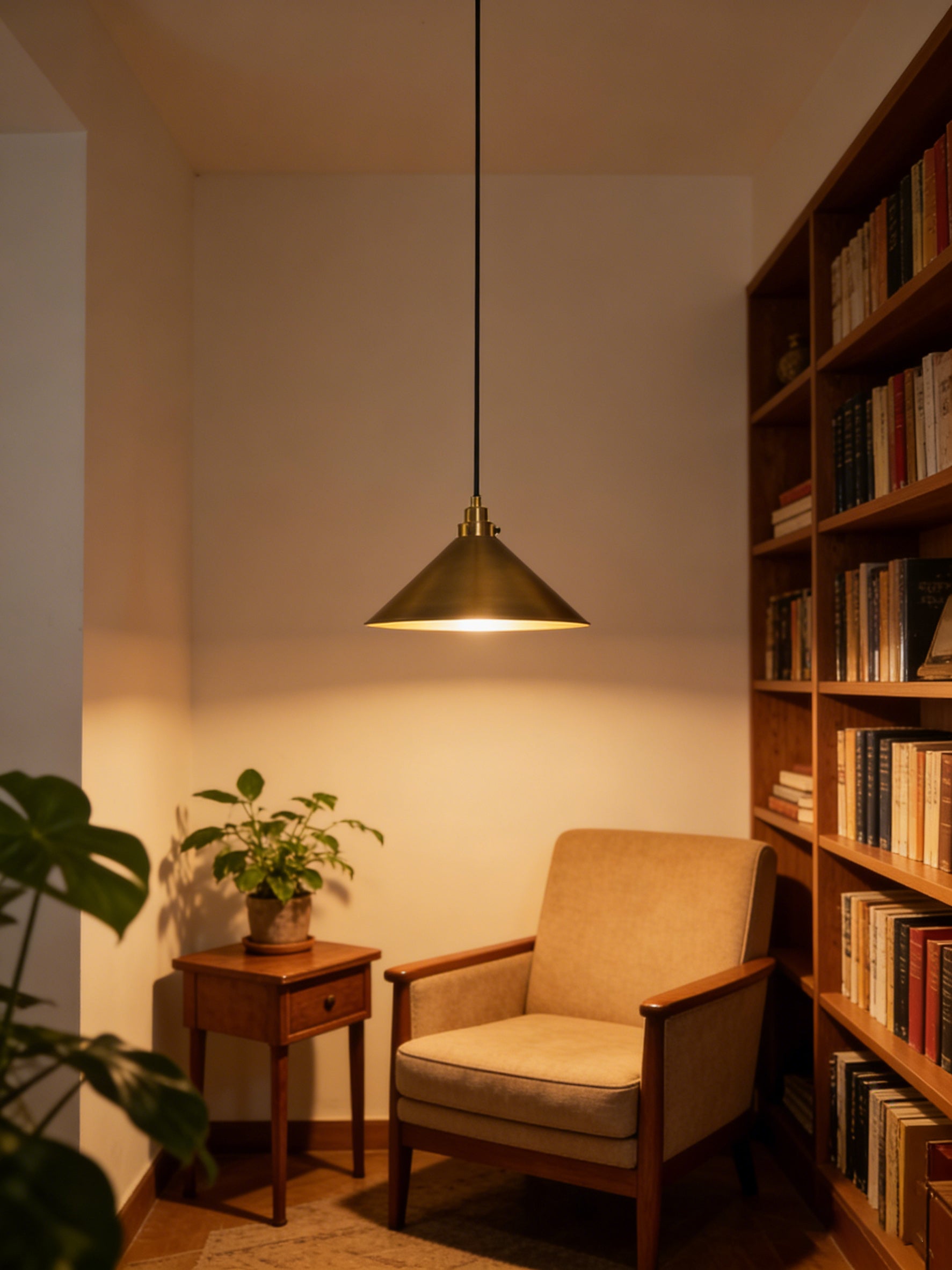 Metal Cone Pendant Light