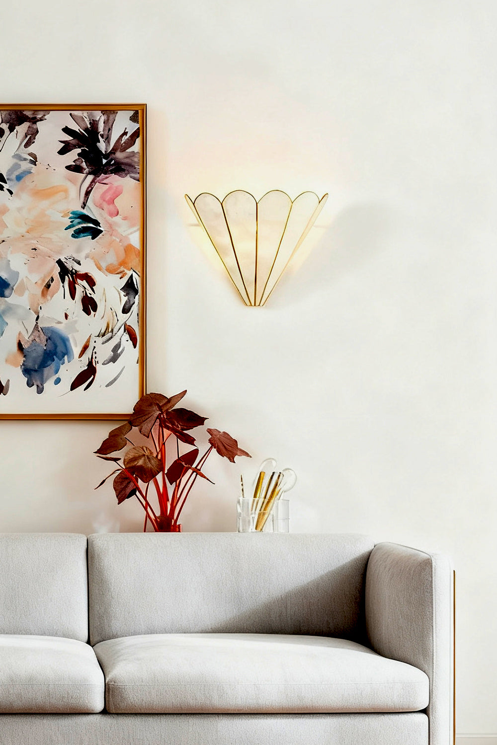 Mica Petal Wall Lamp