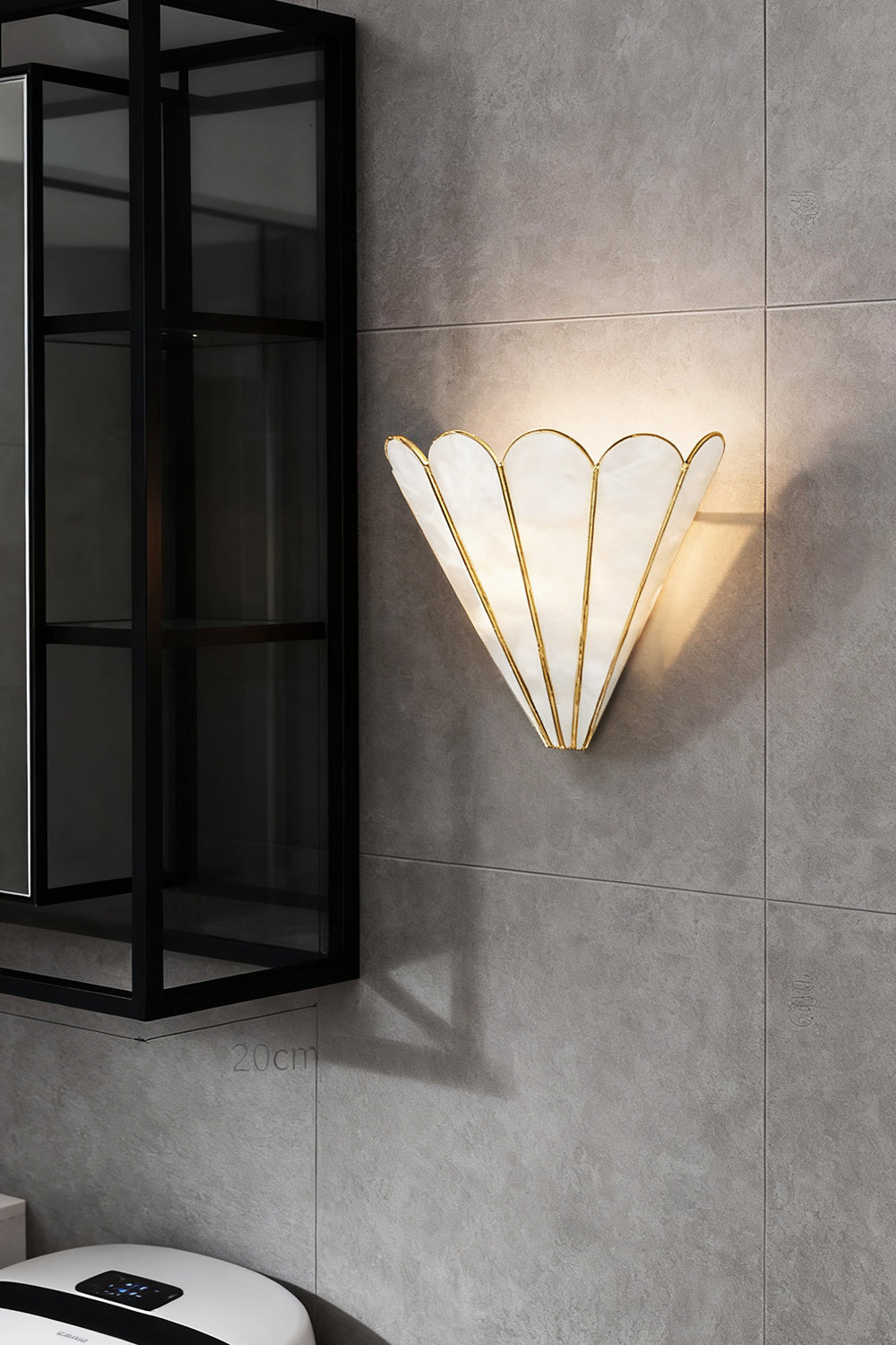 Mica Petal Wall Lamp