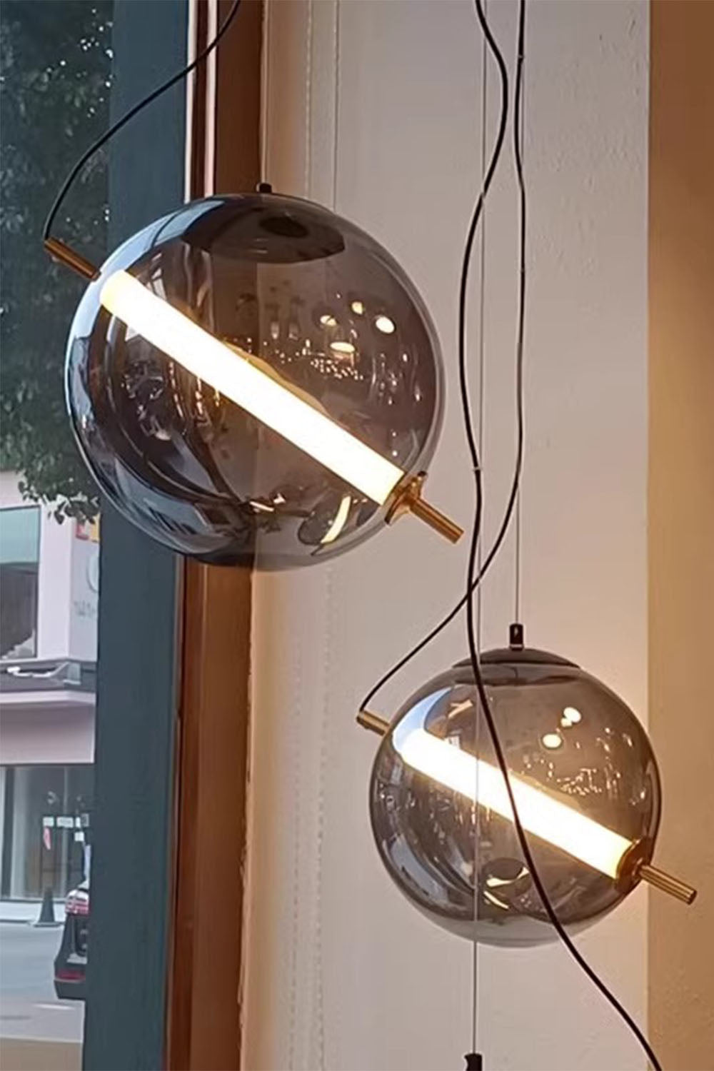 Minimalist Glass Ball Pendant Light