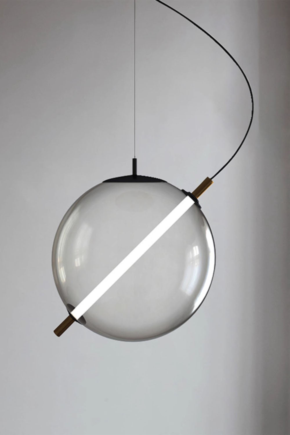 Minimalist Glass Ball Pendant Light