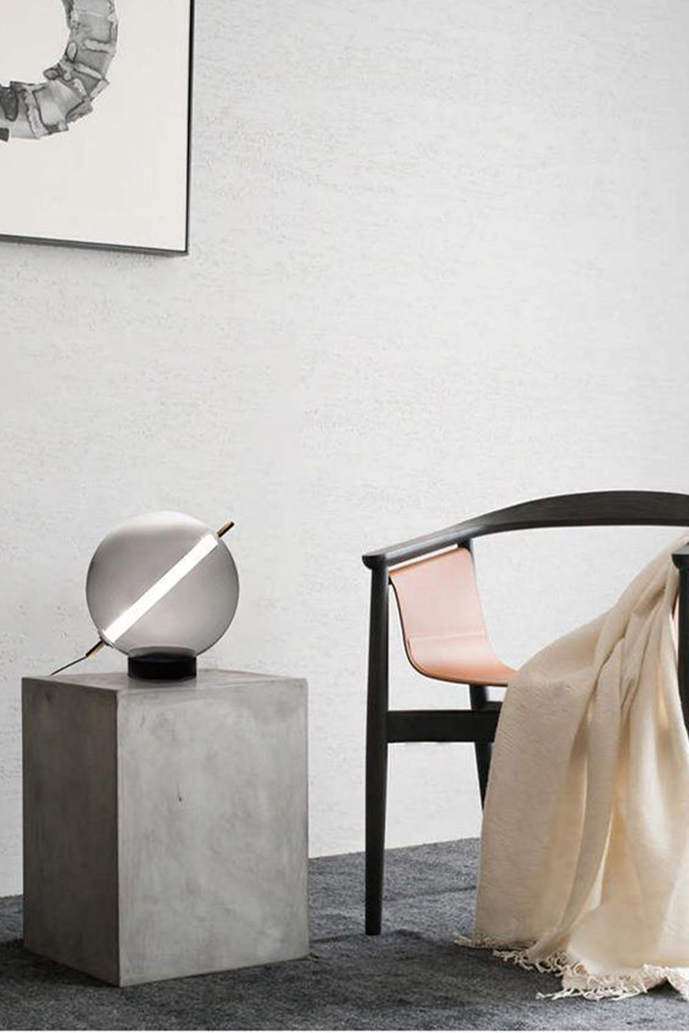 Minimalist Glass Ball Pendant Light