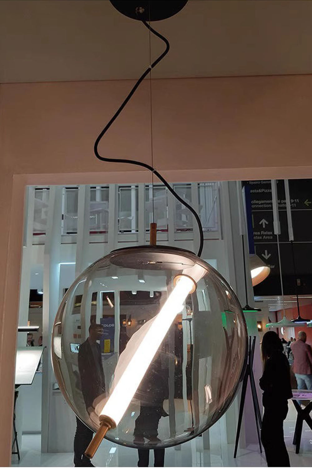 Minimalist Glass Ball Pendant Light