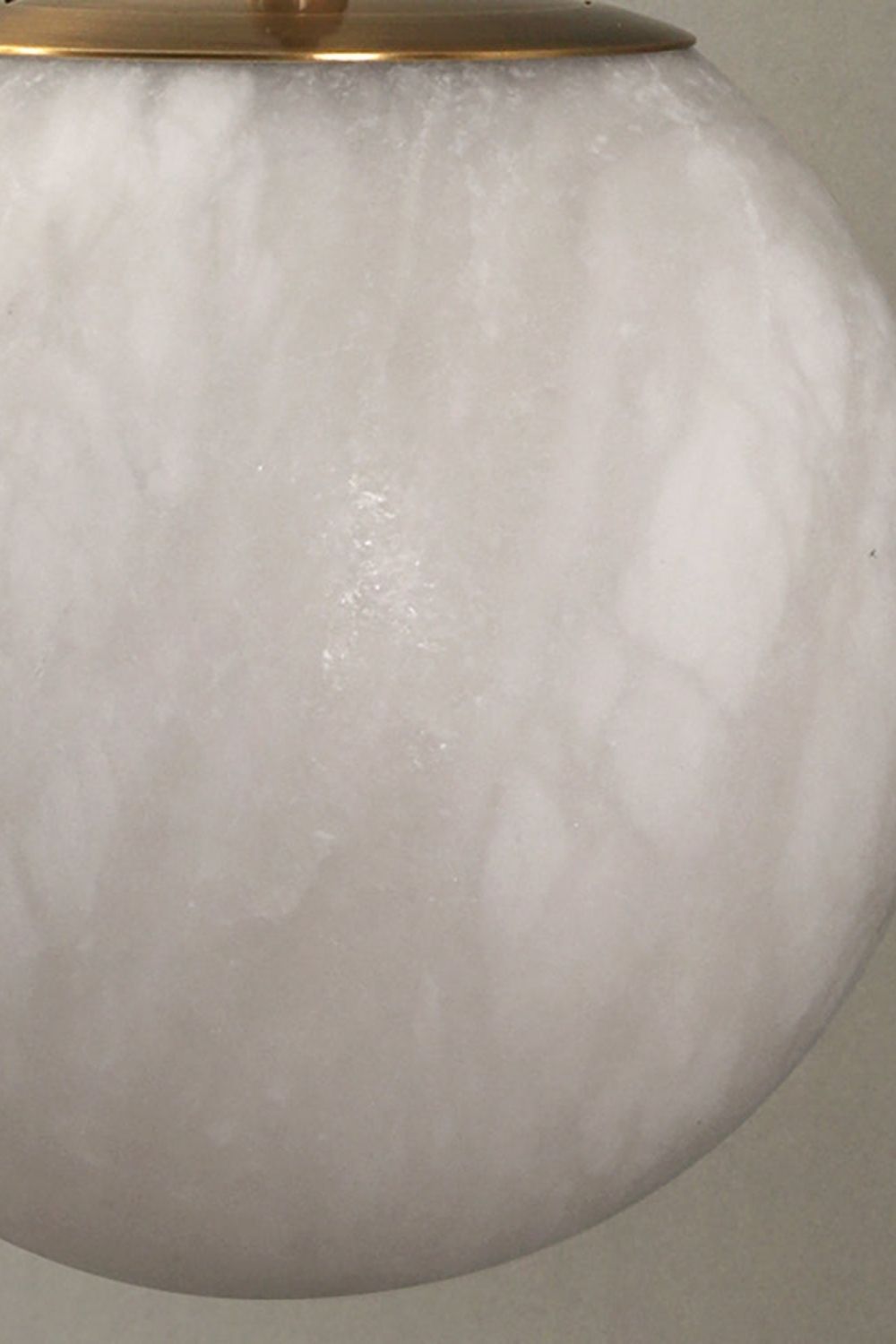 Minimalist Spherical Alabaster Wall Lamp