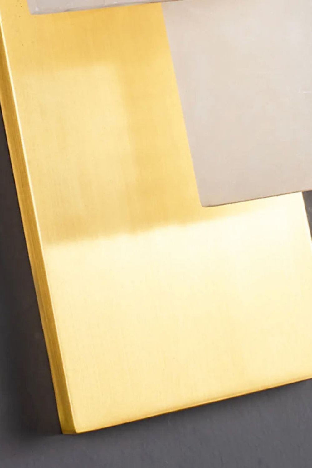 Modern Alabaster Rectangle Wall Lamp