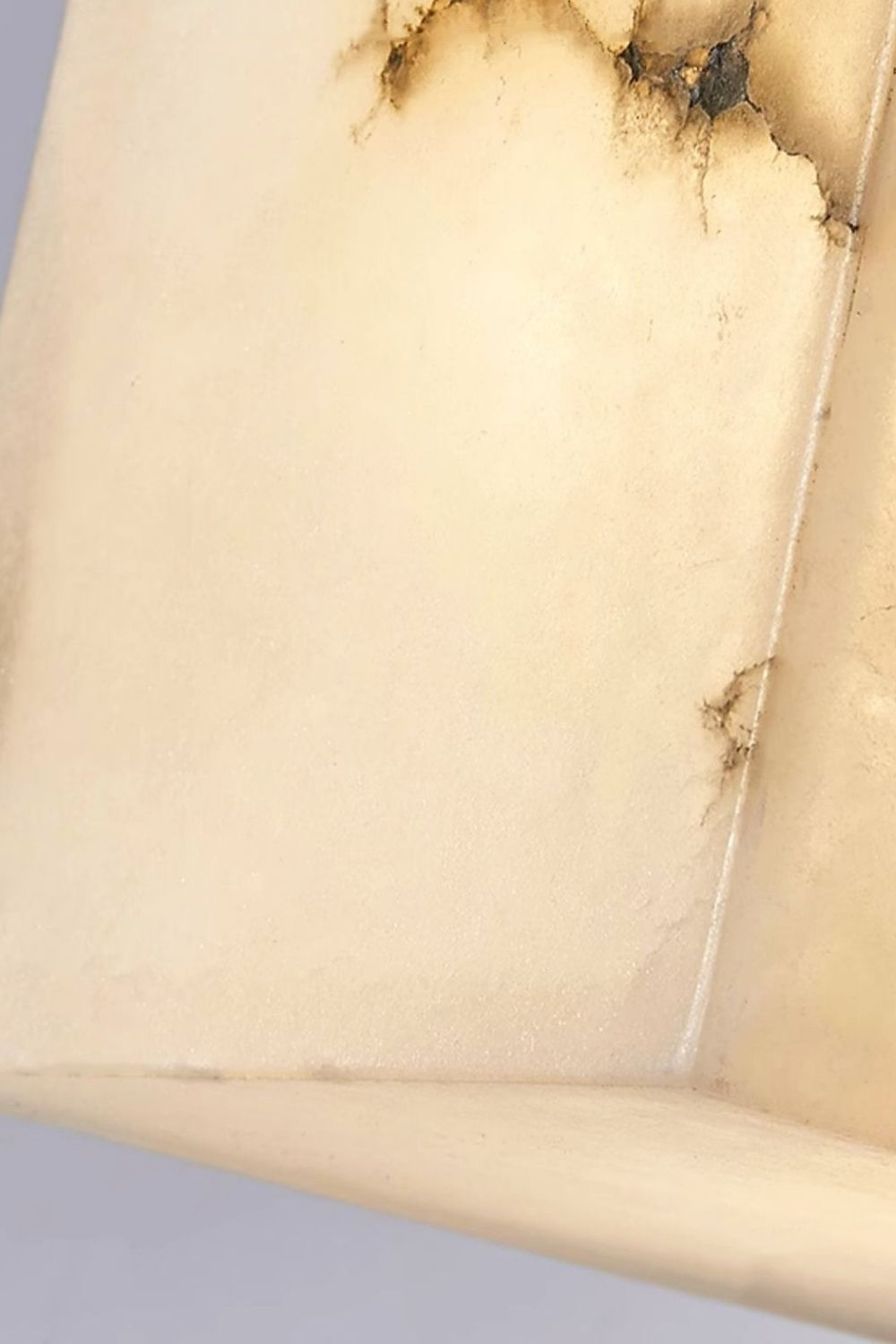 Modern Cube Square Alabaster Wall Sconce