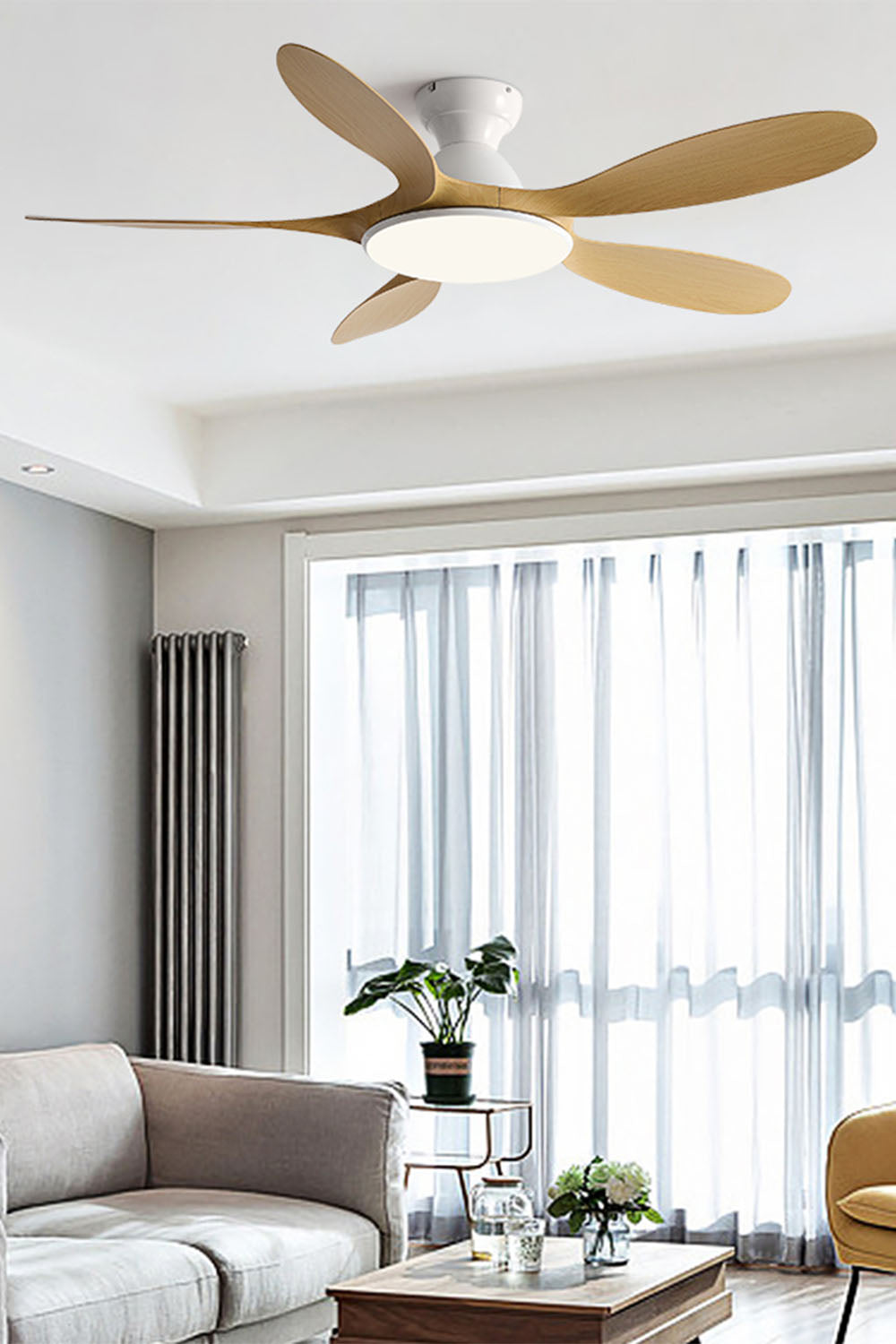 Modern Fan Blade Ceiling Lamp