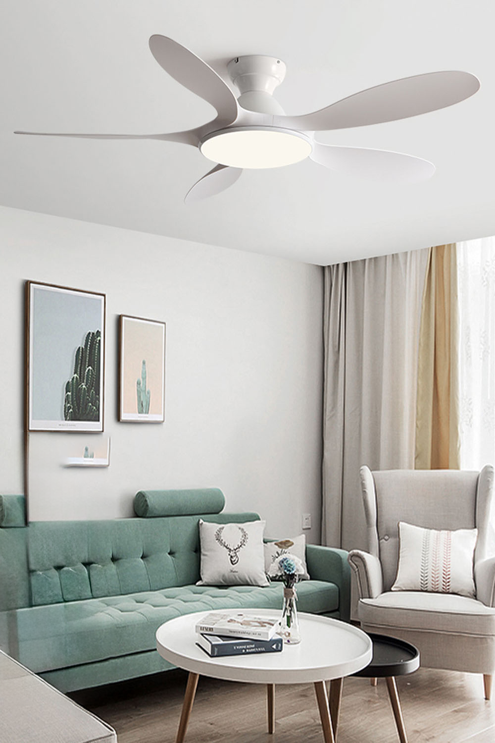 Modern Fan Blade Ceiling Lamp