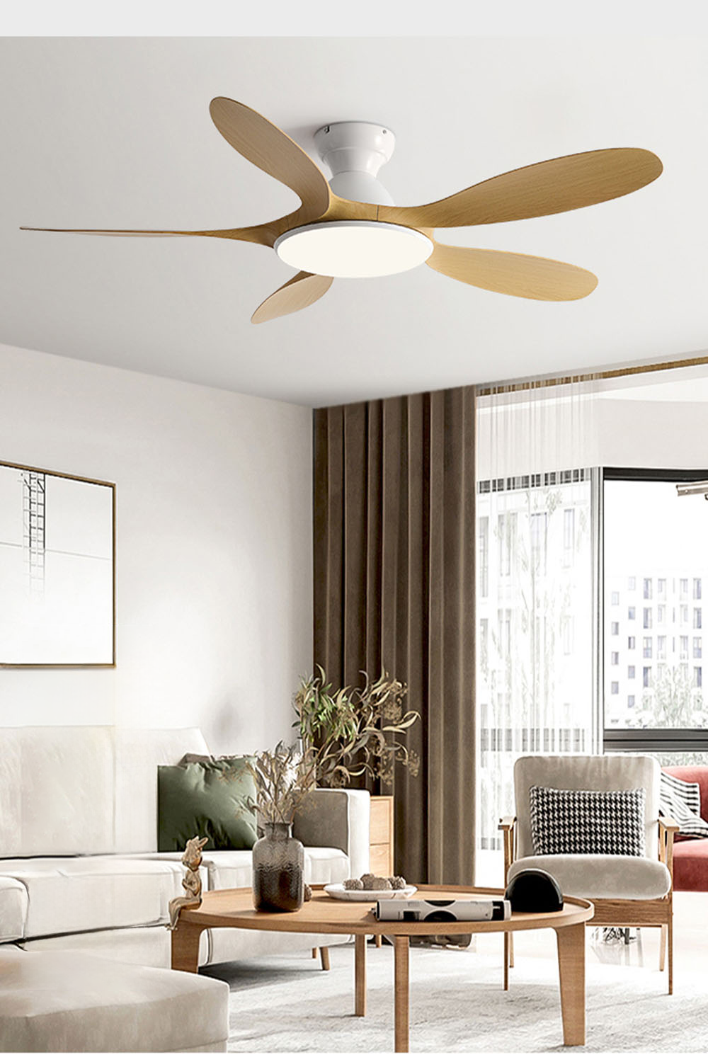 Modern Fan Blade Ceiling Lamp