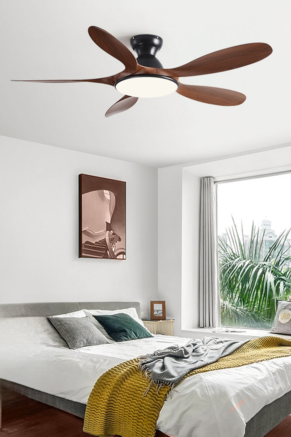 Modern Fan Blade Ceiling Lamp