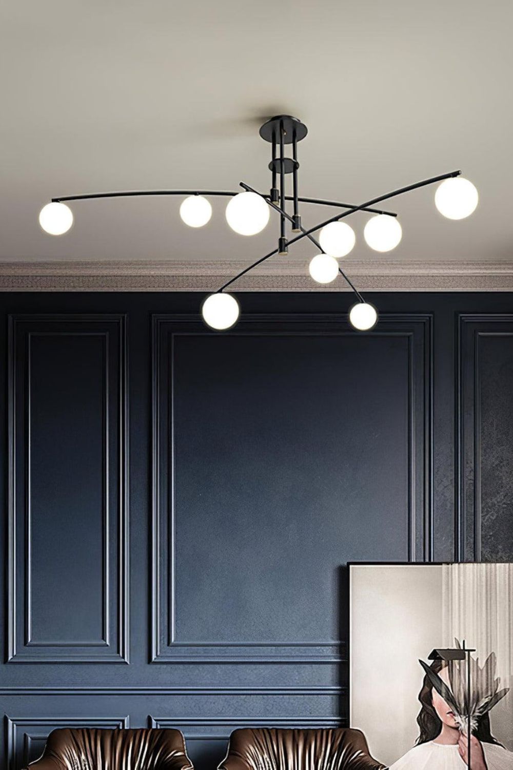 Modern Long Arm Chandelier - SamuLighting