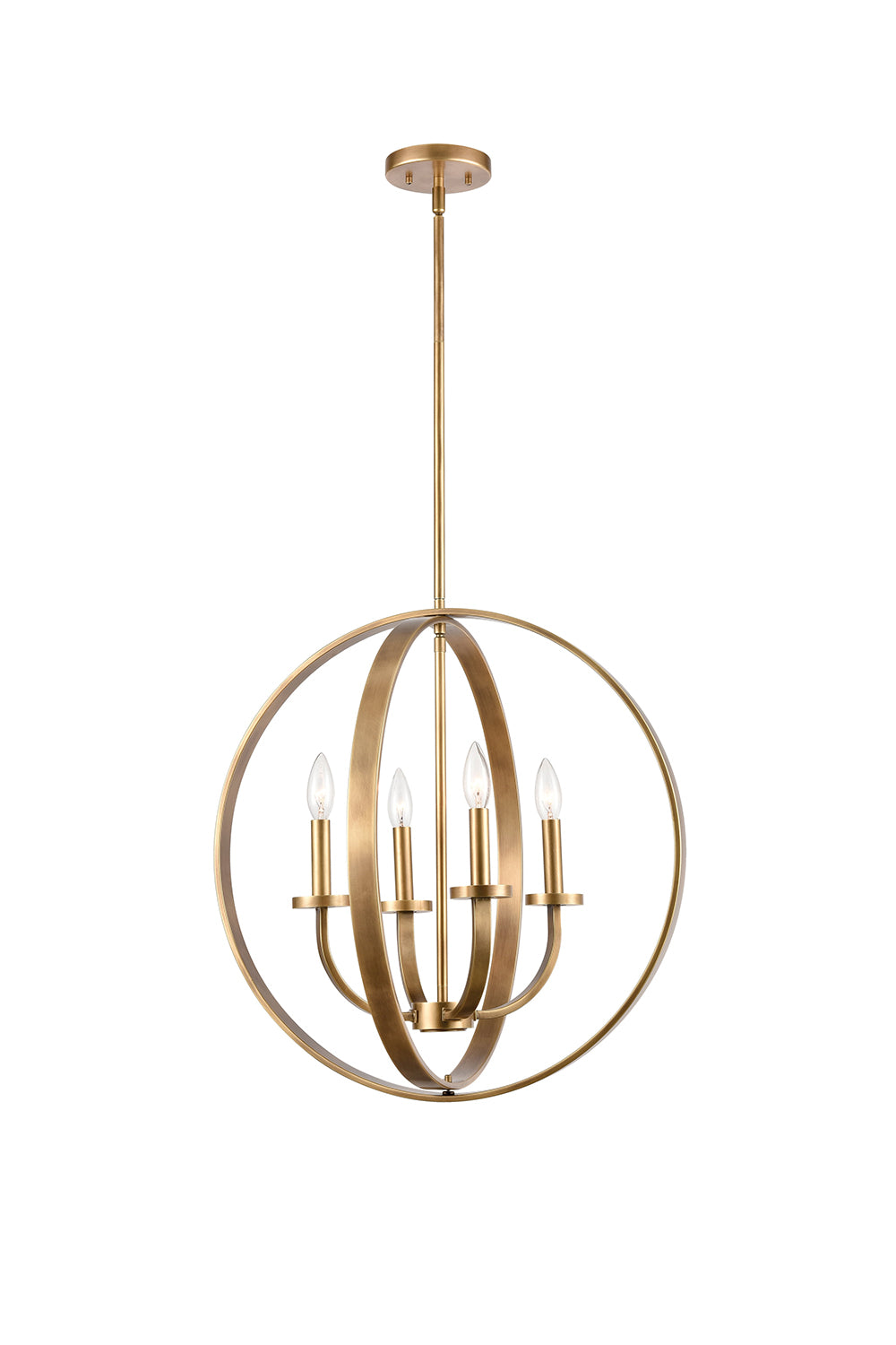 Modern Round Lantern Chandelier