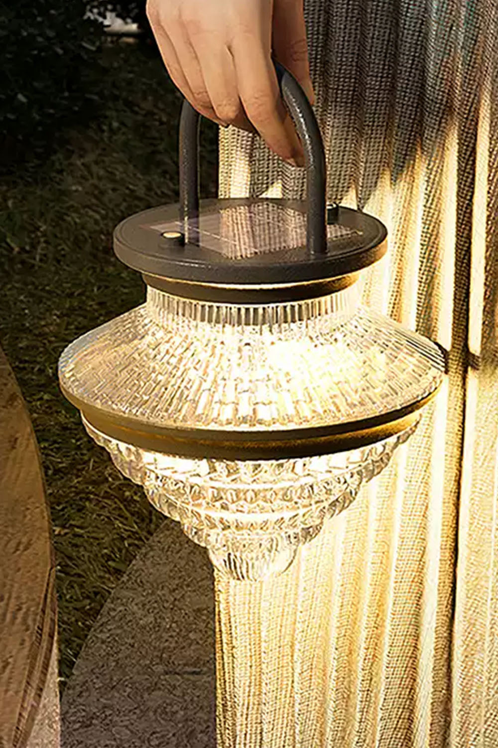 Modern Simple Portable Cone Outdoor Rechargeable Lamp