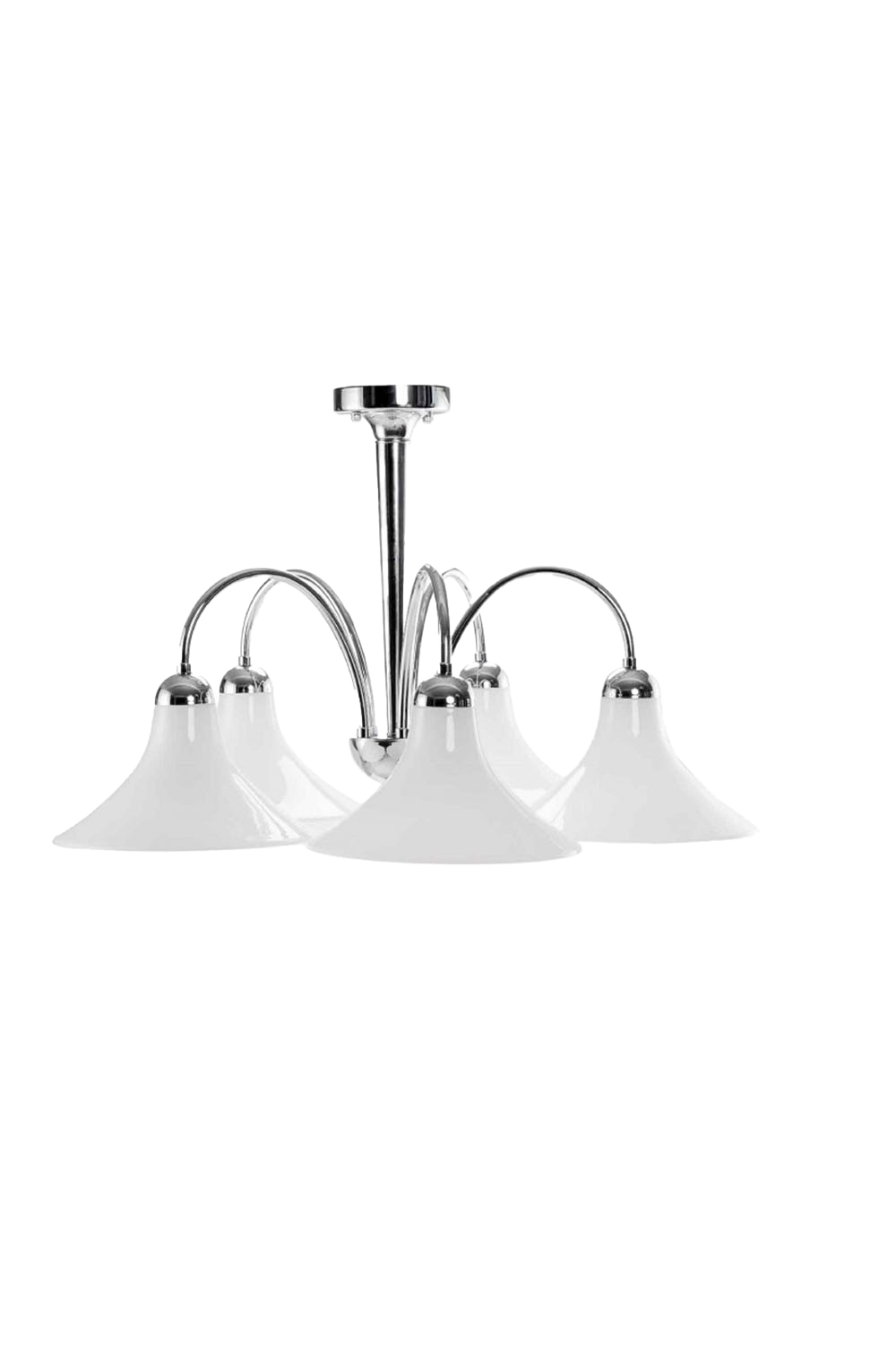 Modern Trumpet Glass Chandelier