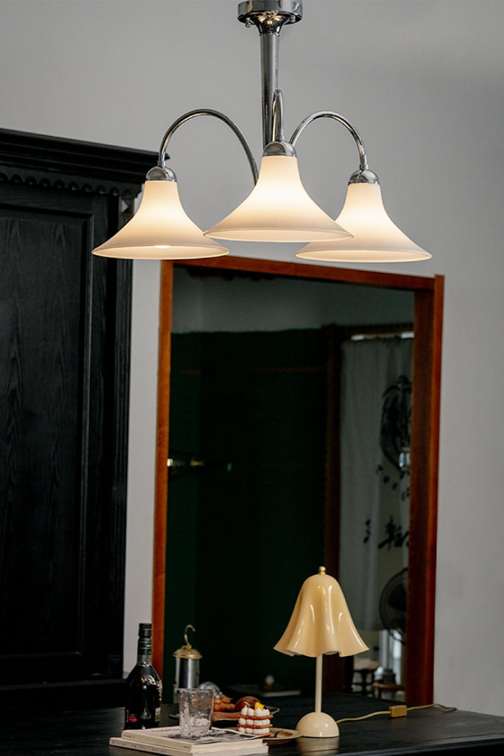 Modern Trumpet Glass Chandelier