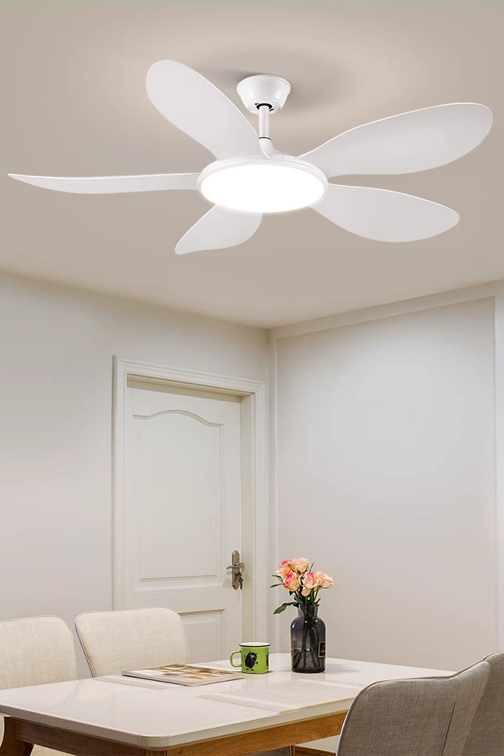 Modern Wooden Fan Chandelier