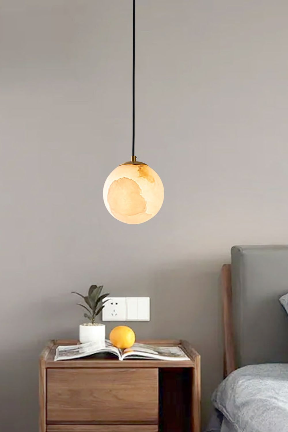 Moon Alabaster Pendant Lamp - SamuLighting