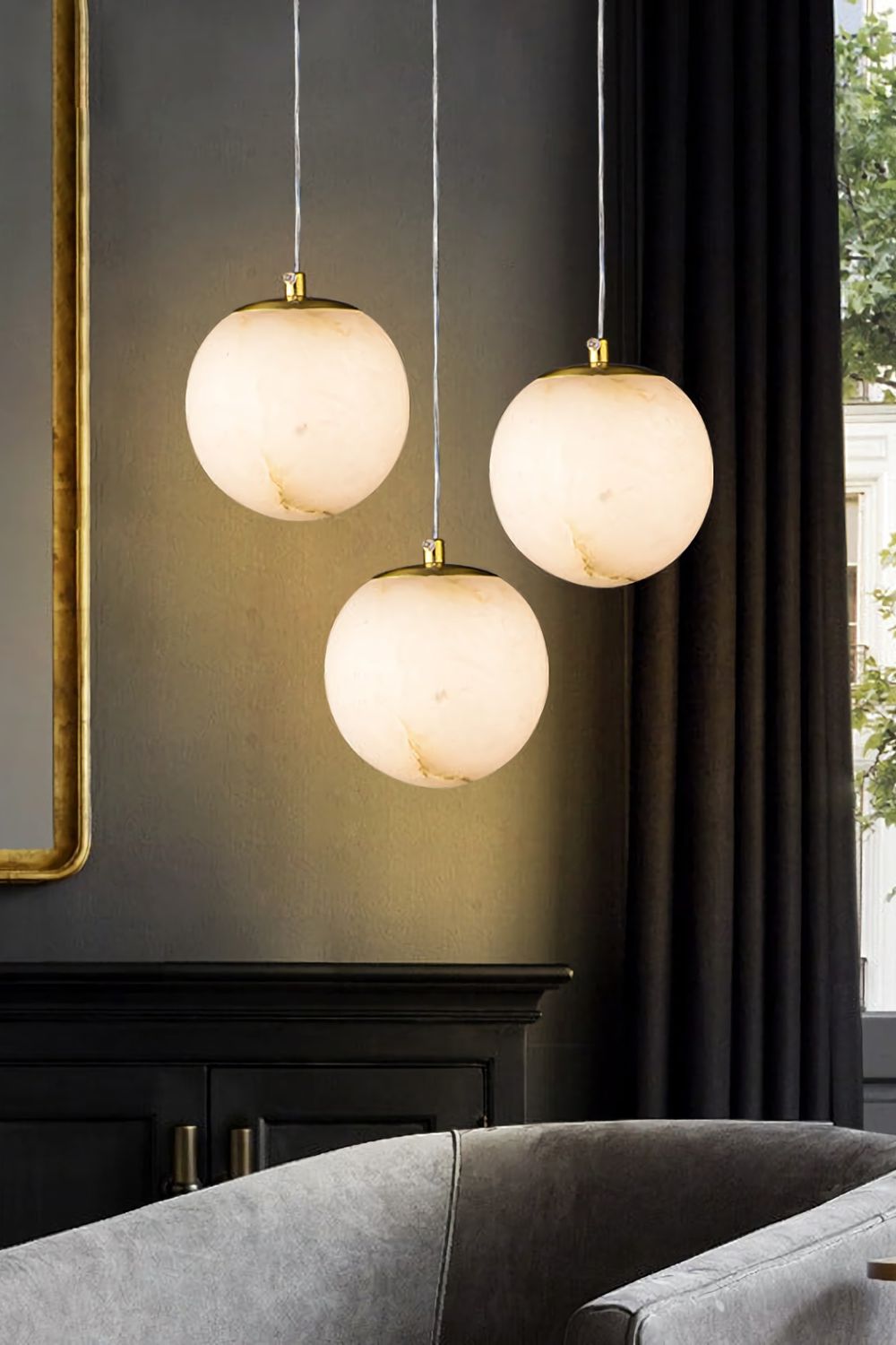 Moon Alabaster Pendant Lamp - SamuLighting