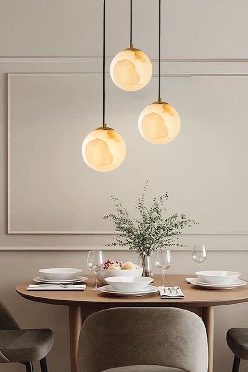 Moon Alabaster Pendant Lamp - SamuLighting