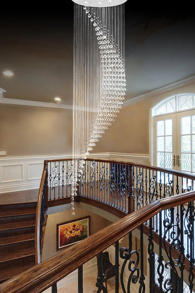 Moon Shaped Curved Crystal Chandelier - SamuLighting