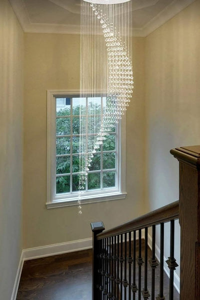 Moon Shaped Curved Crystal Chandelier - SamuLighting