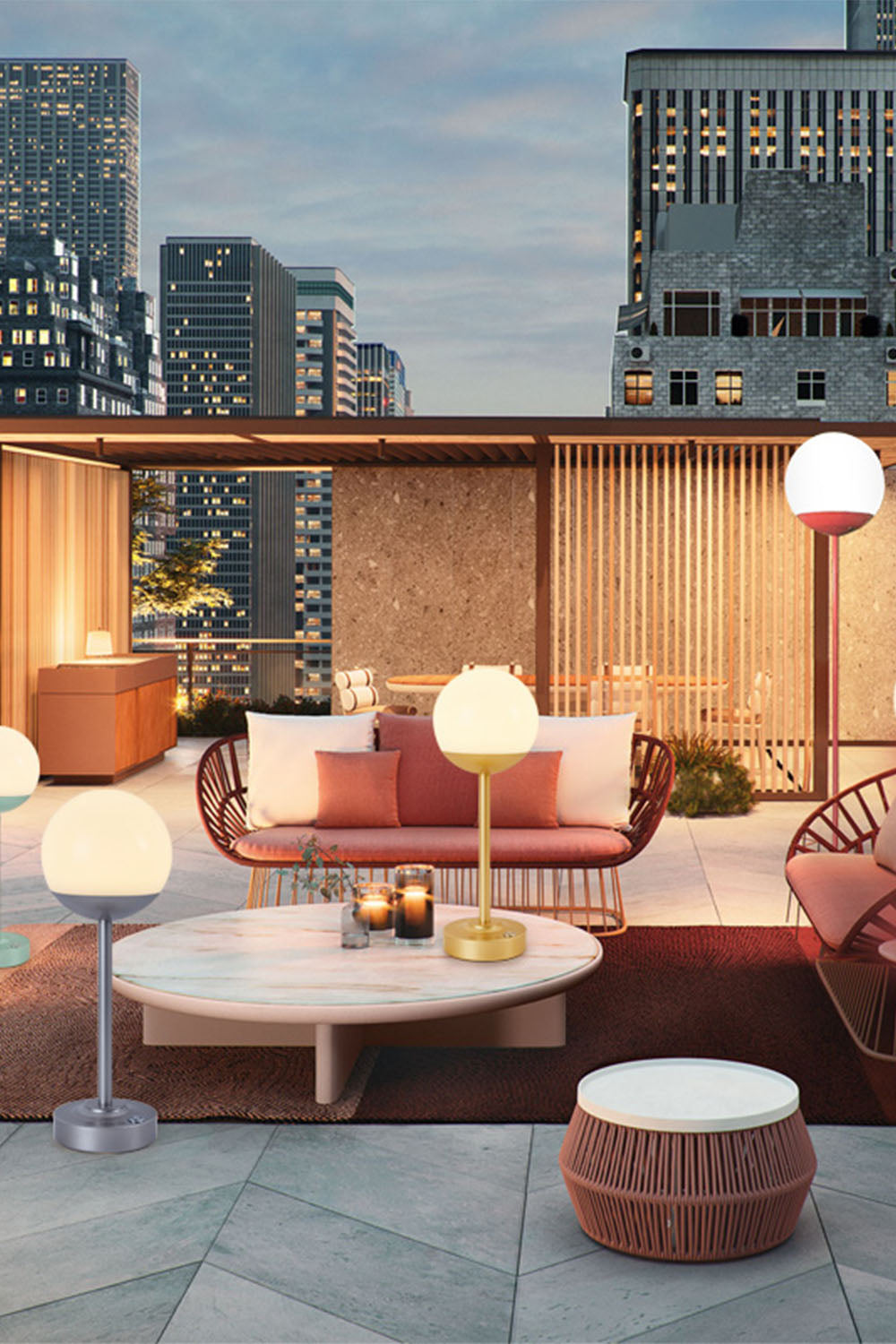 Mooon Outdoor Rechargeable Floor Lamp