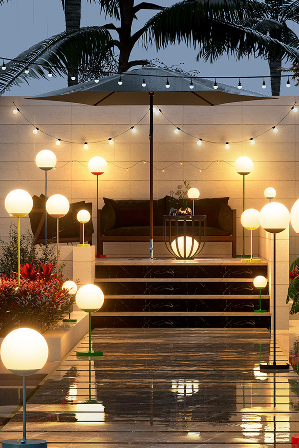 Mooon Outdoor Rechargeable Floor Lamp