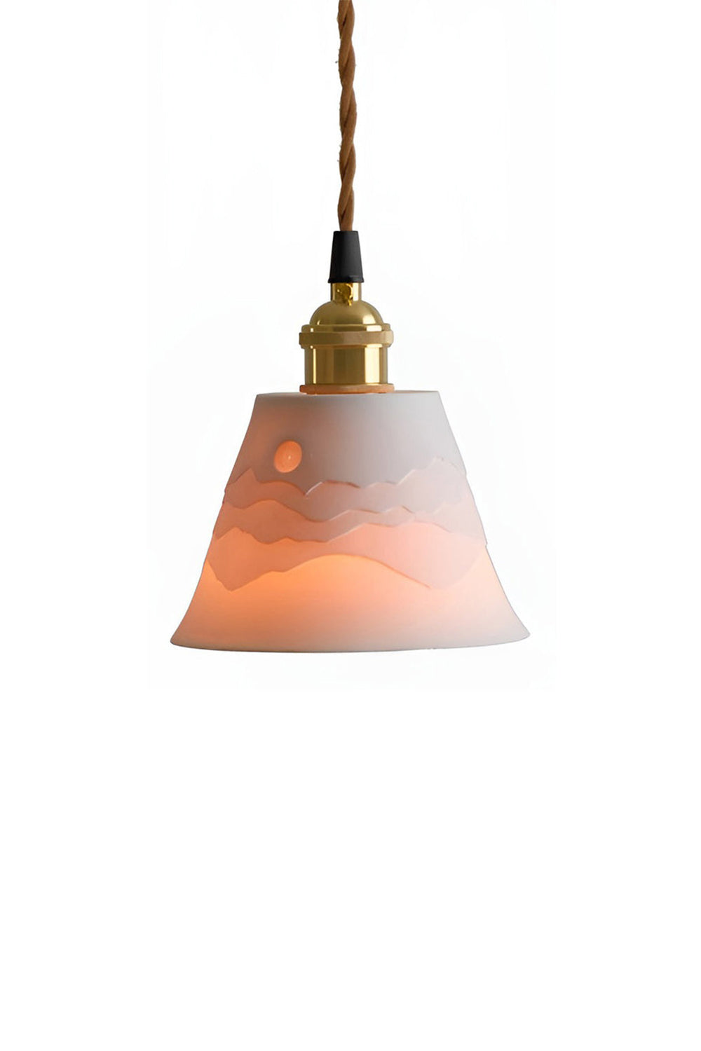 Mountains Shadow Ceramic Pendant Lamp - SamuLighting