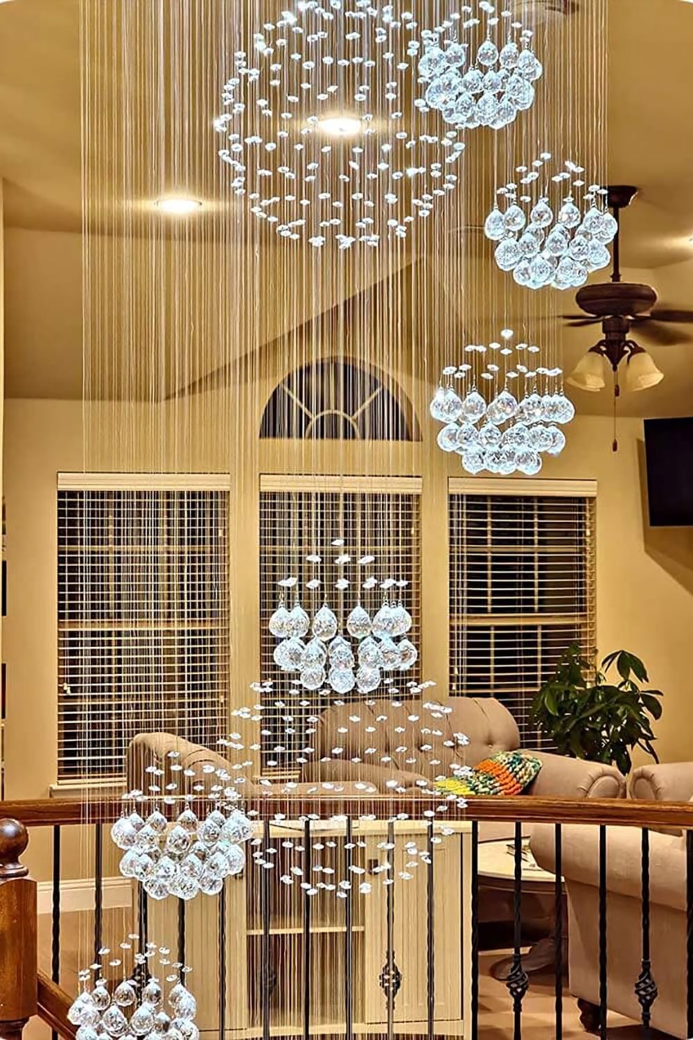 Multi-Balls Chrome Crystal Chandelier - SamuLighting