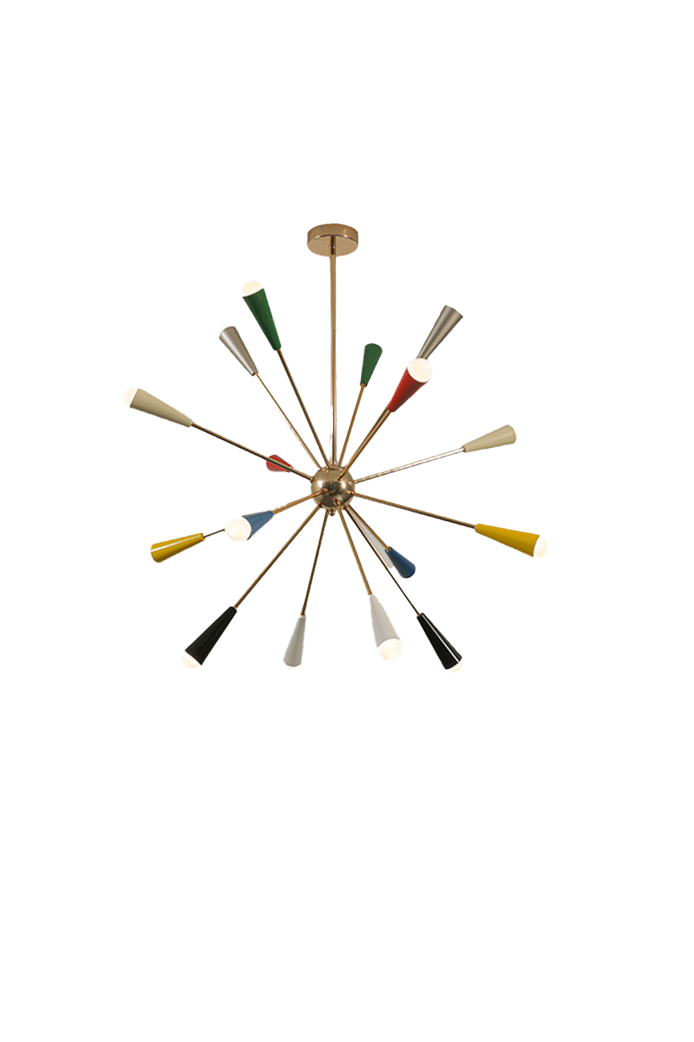 Multi-color Fireworks Chandelier