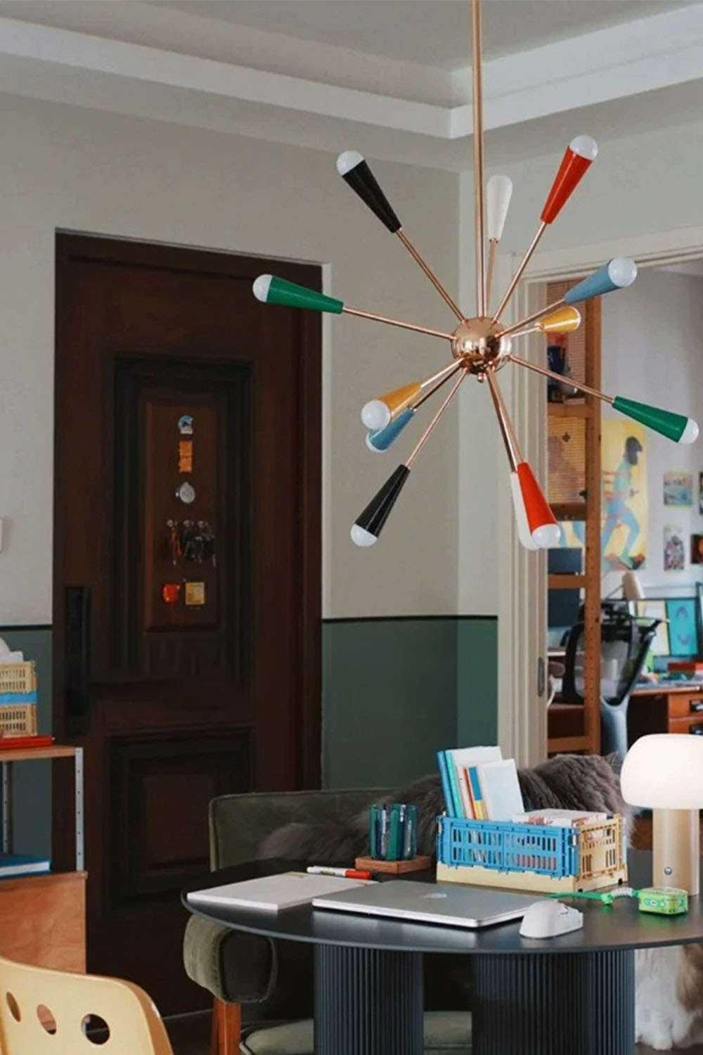Multi-color Fireworks Chandelier