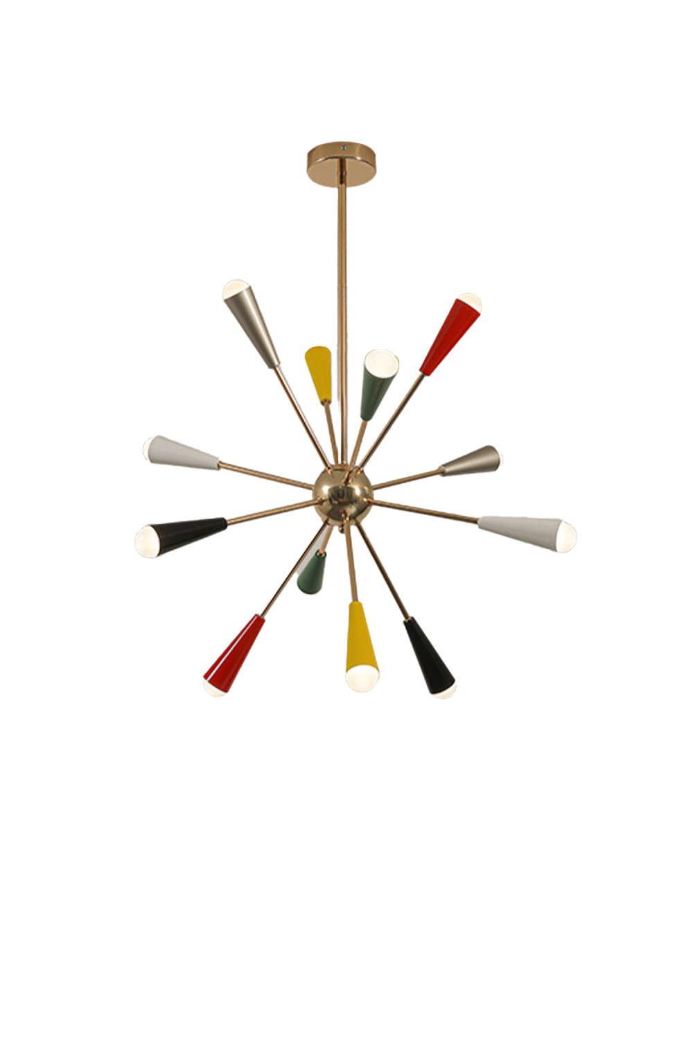 Multi-color Fireworks Chandelier