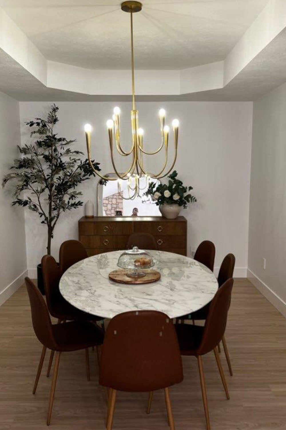 Multi-head U-shaped Chandelier