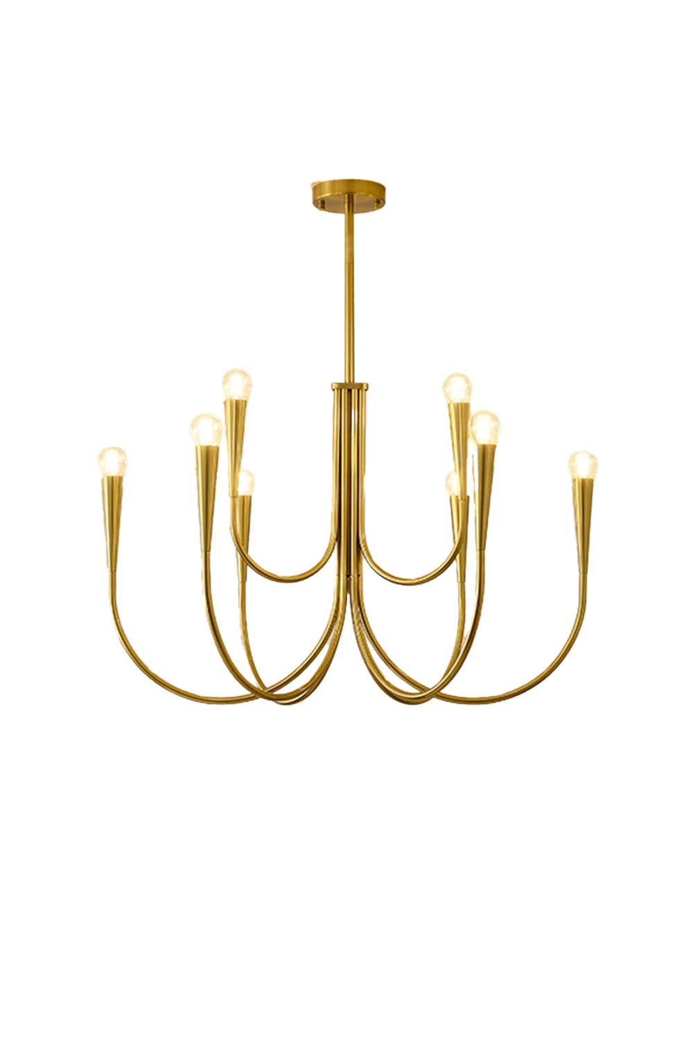 Multi-head U-shaped Chandelier