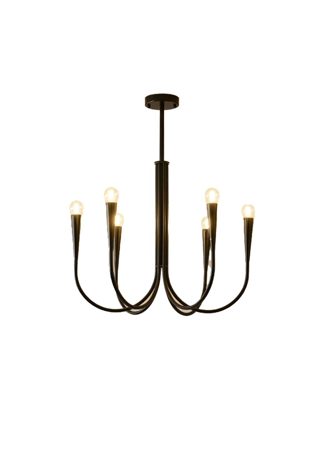 Multi-head U-shaped Chandelier