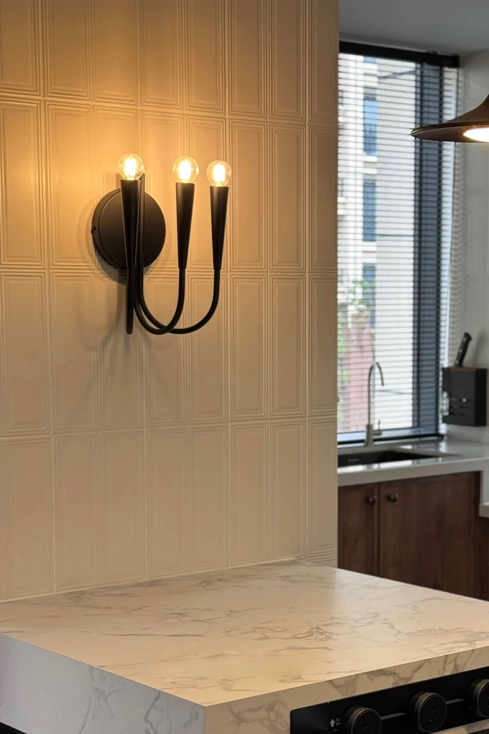 Multi-head U-shaped Wall Lamp