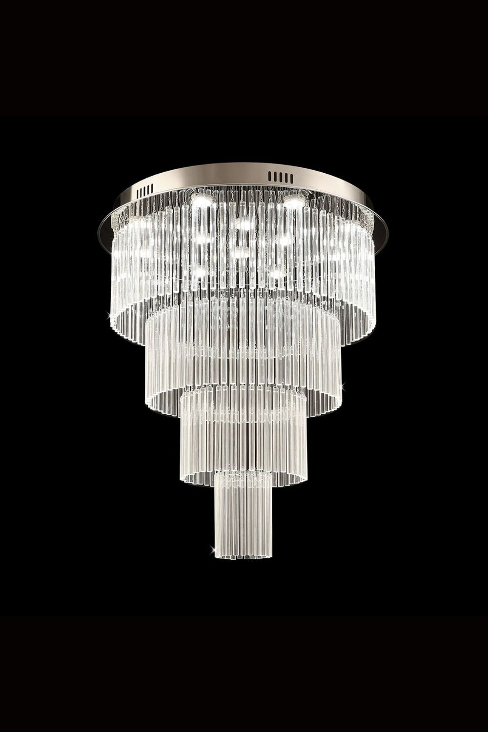 Multi Layers Round Raindrop Chandelier - SamuLighting