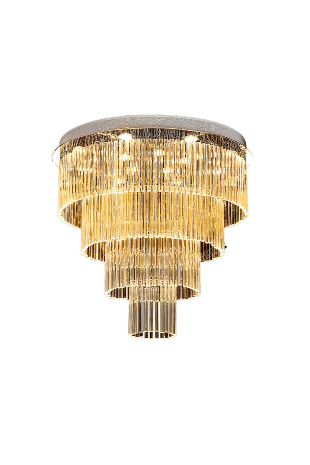 Multi Layers Round Raindrop Chandelier - SamuLighting