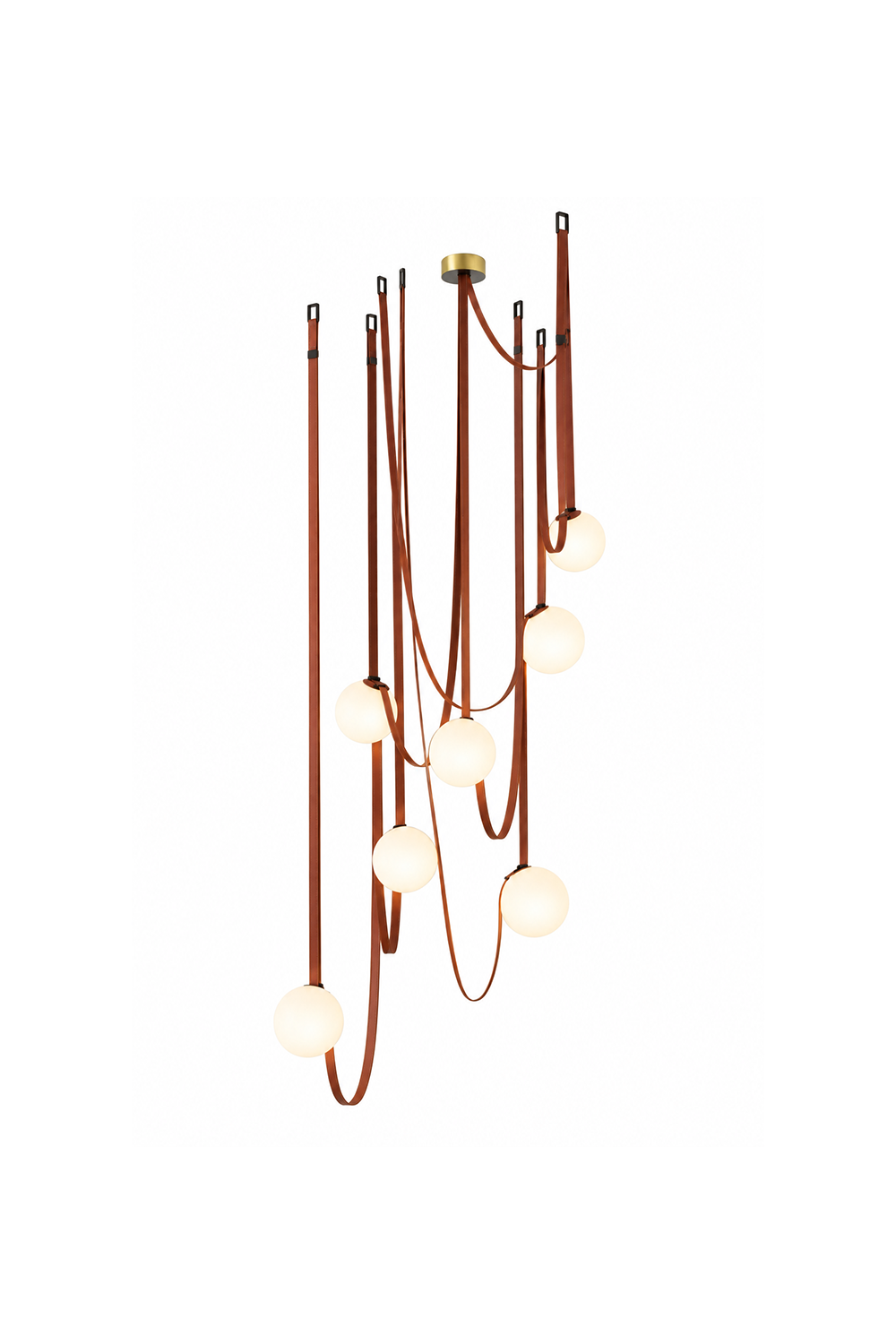 Multiple Belt Art Pendant Light